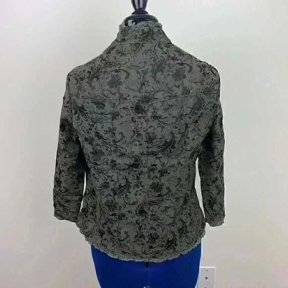 🆕nwt Lucy Paris brocade jacket with lace t… - Picture 2 of 11